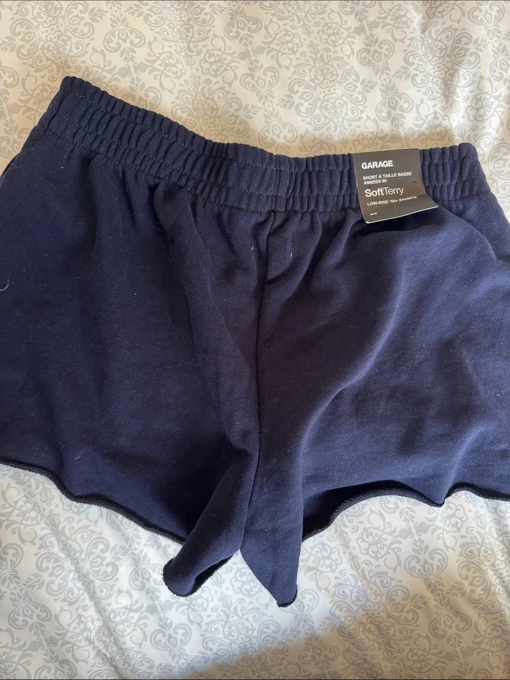 Garage SoftTerry Women's Dark Navy Athletic Shorts